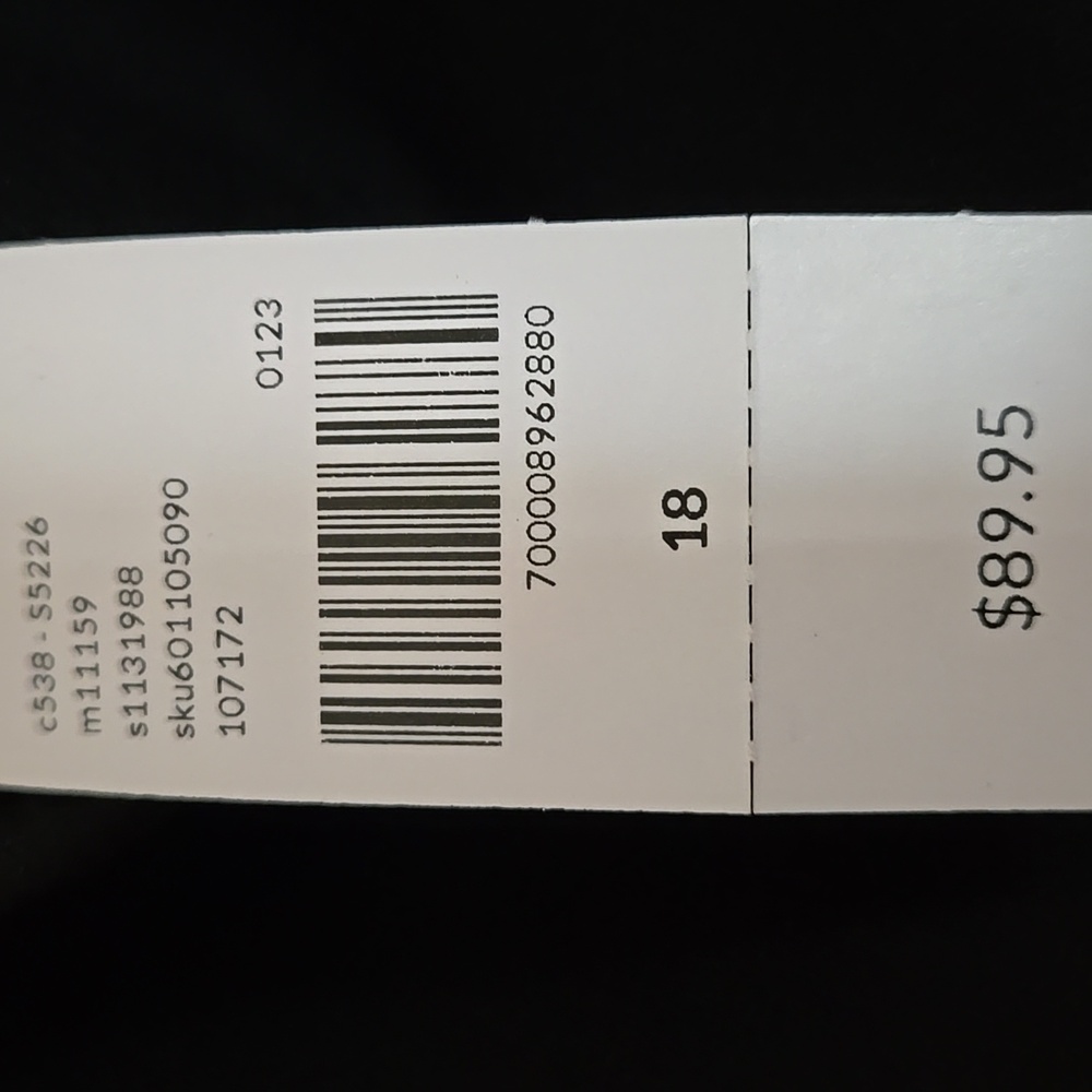 Lane Bryant Black and White Wide Leg Pants - Picture 5 of 5